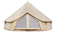 3 x 2M Outdoor Camping Canopy 285G Farbbeige-Baumwollsegeltuch-Rundzelt fournisseur