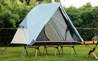 Blaues Campingzelt-Feldbett-im Freien faltendes Feldbett 200X120X95CM Oxfords des Polyester-210D fournisseur