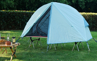 Blaues Campingzelt-Feldbett-im Freien faltendes Feldbett 200X120X95CM Oxfords des Polyester-210D fournisseur