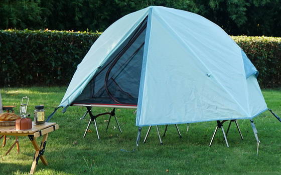Entdecken Sie die Natur mit unseren Outdoor Camping Zelten 200*120*95CM Blau 210D Polyester Oxford Zelt Bett mit Klappbett fournisseur