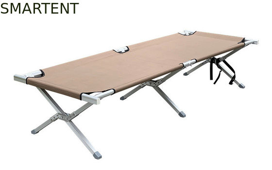 Besorgen Aluminiumfaltende Feldbett-kakifarbige Farbe im Freien 190x74x40CM des rohr-1200D Oxford Online-Herstellung