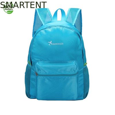 Besorgen Reflektierender faltbarer Reise-Bergsteigen-Rucksack RPET Oxford Diamond Mesh Polyester Online-Herstellung