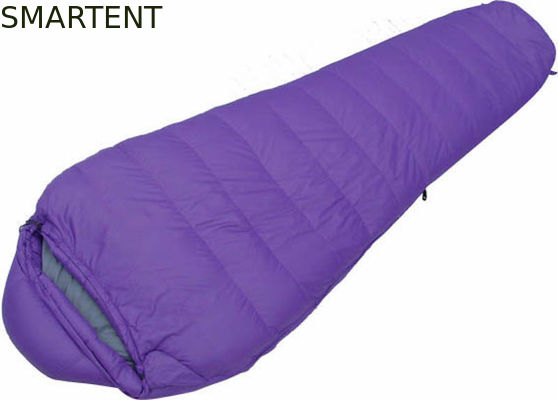 Besorgen Kundenspezifische Gebirgsmama die im Freien Schlafsack Rohseide-Gewebe-Material des Polyester-320T Online-Herstellung