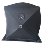 147*147*165CM Eis-Schutz lüftete schwarzes Polyester 150D für das Freien-Kampieren fournisseur