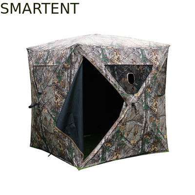 Besorgen Tarnung PU-beschichtetes 210D-Polyester, wasserdichtes Jagdzelt mit Fenstern, 1–2 Personen, 147 x 147 x 170 cm Online-Herstellung