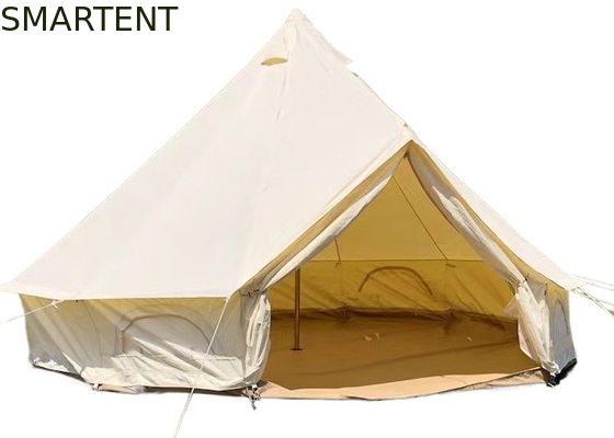 Besorgen Familie Camping Glocke Zelt Kern PU3000mm Beschichtet 285G Baumwolle Winddicht 400*400*250CM Online-Herstellung