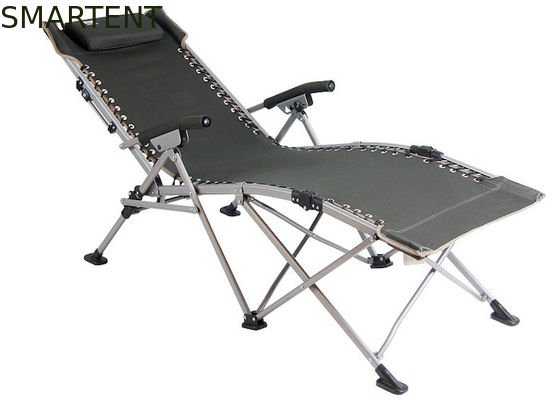 Besorgen Stahlrohrrahmen Portable Kompaktes Camping Klapptisch Strand Lounge Stühle 65*105*53CM Online-Herstellung