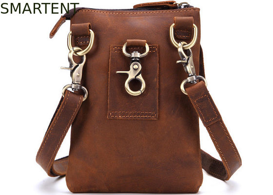 Besorgen 14*19*3CM Genuine Leder Wasserdichte Reisetasche Multifunktionale Crossbody Halswallet Online-Herstellung
