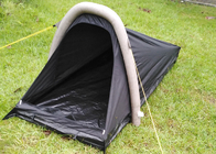 PU-beschichtet 190T Polyester Doppelschicht Außen Campingzelte für 1 Person Wasserdicht Schwarz fournisseur