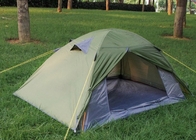 210*110cm Doppelschicht Außen Camping Shelter Grün PU Beschichtet 190T Trekking Zelt fournisseur
