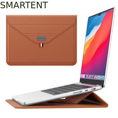 Besorgen Mode Luxus Braun PU Laptop Liner Fall Ärmel Tasche für On-The-Go Profis Online-Herstellung