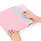 13' Pink PU Schutzbeutel Schleusen Klappe Velcro für Notebook Träger Schutz fournisseur