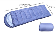 Blaue Wasserdichte 190T Polyester Outdoor-Bergschlafsäcke für kaltes Wetter fournisseur