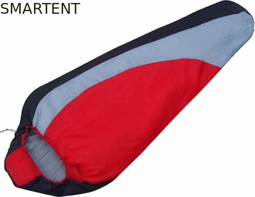 Besorgen Doppelfarbige 210*72CM 190T Polyester-Mumie-Design-Schlafsacken Logo-Druck oder Etikettierung Online-Herstellung
