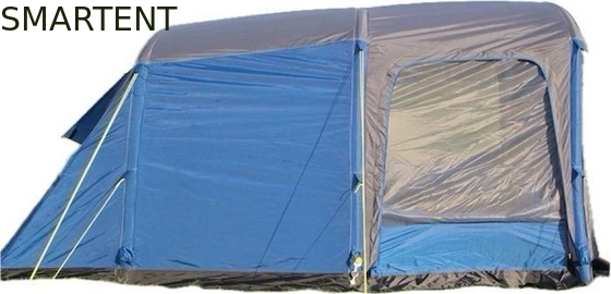 Wasserdichte PU-Beschichtete 190T Polyester aufblasbare Campingzelte hohe Kapazität 400*300*210CM fournisseur
