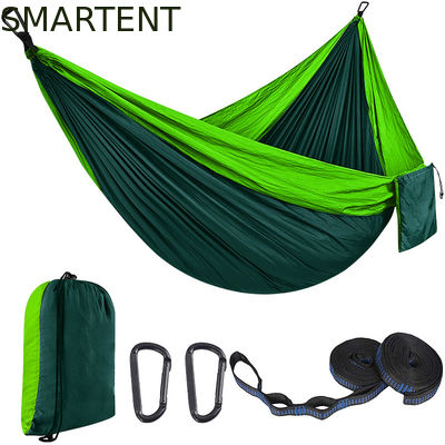 Besorgen 280*140cm Leichtgewicht Doppelfarbe 210T Nylon Ripstop Outdoor Portable Camping Hammock Online-Herstellung