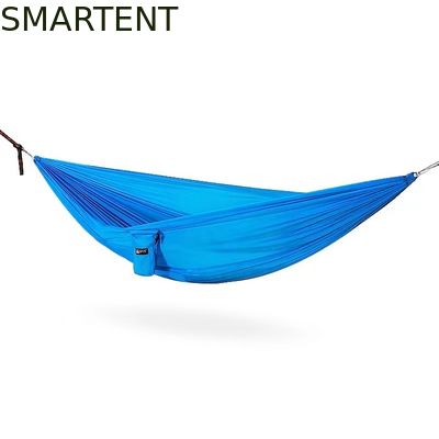 Besorgen Blau 70D Nylon Taffete 300x180CM Tragbare Camping-Hängematte im Freien Leichtgewicht Tränenbeständig Online-Herstellung