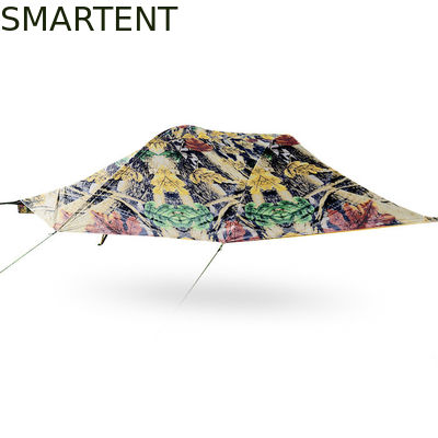 Besorgen 400*300*90cm Leichtgewicht Tarnung Wasserdicht 150D Oxford Dreieck Hammock Zelt Für Outdoor Camping Online-Herstellung