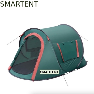 7.2FT*4.5FT*40Inch Einfach aufzustellen 2 Personen Blau wasserdicht Polyester Pop-up Campingzelt mit belüfteten Netzfenstern fournisseur