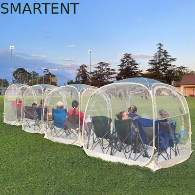 160*160*160cm Transparentes Campingzelt mit starkem Stahlrahmen fournisseur