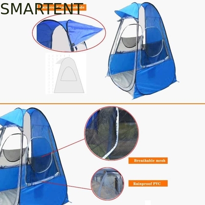 120*120*170CM Leichtgewicht Portable Blau Durchsichtig Wasserdicht Polyester Pop Up Sportzelte fournisseur