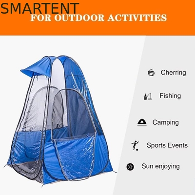 120*120*170CM Leichtgewicht Portable Blau Durchsichtig Wasserdicht Polyester Pop Up Sportzelte fournisseur