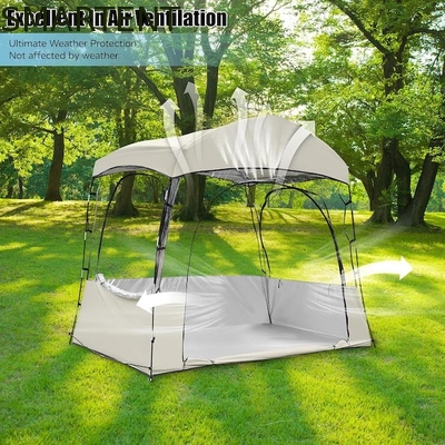 2.41*2.10*1.50M 6 Personen starke Glasfaserrahmen Pop-up Sportzelte mit UV-Schutz und wasserdichtem Design fournisseur