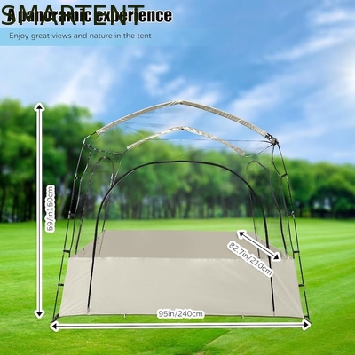 2.41*2.10*1.50M 6 Personen starke Glasfaserrahmen Pop-up Sportzelte mit UV-Schutz und wasserdichtem Design fournisseur