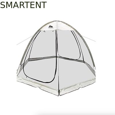Besorgen 5.25*4.27*5.9FT Außenwasserdicht Polyester Schwarz Transparent PVC Pop Up Sportzelte mit Gitterfenstern Einfach einzurichten Online-Herstellung
