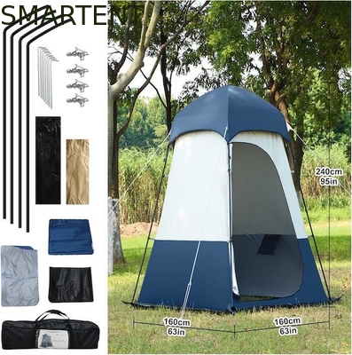 160*160*240CM Blau wasserdicht 210T Polyester Pop-Up-Privatsphäre Zelte mit UV-Schutz für Camping und Outdoor-Events fournisseur