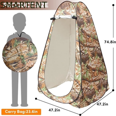 47.2*47.2*74.8inches Custom-Camufflage 190T Polyester Pop-Up-Privatsphäre Zelte mit UV-Schutz Wasserdichtes Design fournisseur