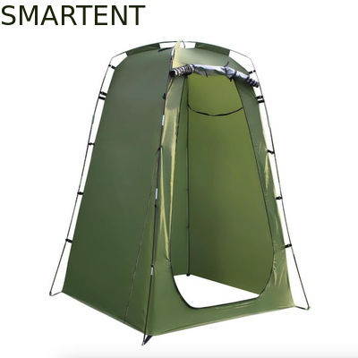 Besorgen 120*120*180cm Grüne Farbe Silber beschichtet Polyester Pop Up Privatsphäre Zelt Wasserdicht Für Camping Beach Outdoor Events Online-Herstellung