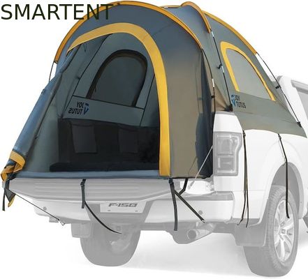 Besorgen Außen 2.17*1.60*1.70M Grau PU2000 Wasserdicht Polyester 2Person Pickup Camping Tent mit Glasfaser Stange Online-Herstellung