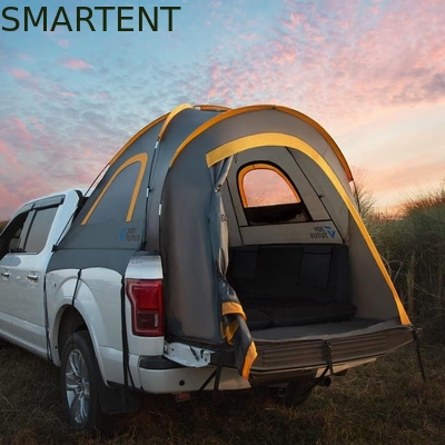 Außen 2.17*1.60*1.70M Grau PU2000 Wasserdicht Polyester 2Person Pickup Camping Tent mit Glasfaser Stange fournisseur
