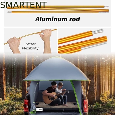 90.5 x 63 x 67'Inch 2-Personen Custom Grün Wasserdicht PU2000 Polyester Leichtgewicht Portable Pickup Truck Zelt fournisseur