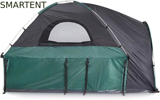 2 Personen Outdoor-Schneller Aufbau Doppelfarbiger wasserdichter Polyester Pickup Truck Campingzelt mit Glasfaserstäben fournisseur