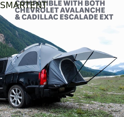 72'Inch Grauer Pickup Campingzelt 4-Saison 2-Person Glasfaser-Pfahl wasserdicht beschichtetem Polyester mit Netzfenster fournisseur