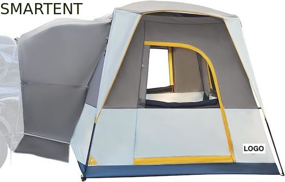 Besorgen Außen 3,05*2,44*2,18M Einfache Einrichtung Khaki Polyester Fiberglass SUV Campingzelt mit UV-Schutz und wasserdichtem Boden Online-Herstellung
