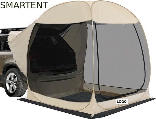 kaufen 2.13*2.13*2.18M Beige Farbe UV-Schutz Wasserdicht Beschichtet Polyester Pop Up Sport Utility Fahrzeug Camping Zelt Online-Herstellung