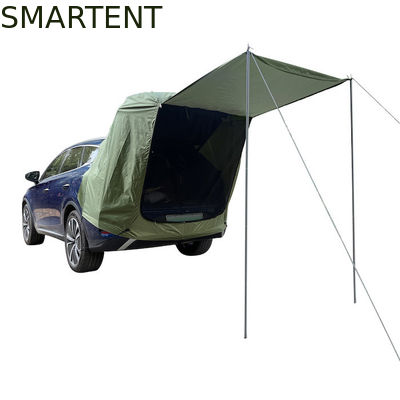 Besorgen 200*120*240CM Militärgrün Wasserdicht Silber beschichtet Polyester 210D SUV Camping Tent Einfache Einrichtung 2 Personen UV-Schutz Online-Herstellung