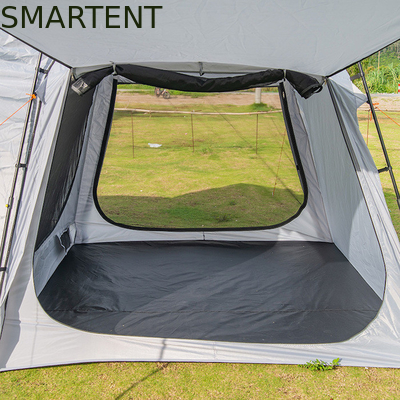220*220*195CM Glasfaser 4-Person Grau PU2000MM Polyester 210D SUV Camping Zelt Wasserdicht Mit UV-Schutz Einfach einzurichten fournisseur