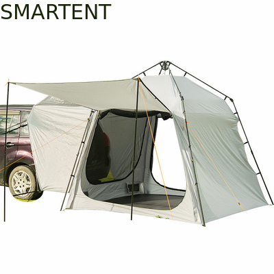 220*220*195CM Glasfaser 4-Person Grau PU2000MM Polyester 210D SUV Camping Zelt Wasserdicht Mit UV-Schutz Einfach einzurichten fournisseur