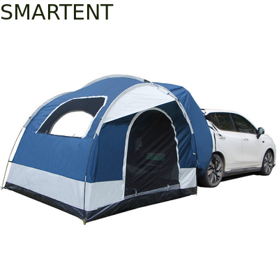 250*250*200CM PU2000MM beschichtet mit Polyester 210D 2 Türen SUV Campingzelt mit Glasfaserpfosten und Gitterfenstern fournisseur