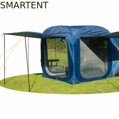 200*200*196CM Silber beschichtet 210T Pop UP SUV Zelt mit wasserdichtem Design und Mesh Fenster UV-Schutz fournisseur