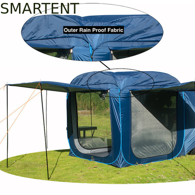200*200*196CM Silber beschichtet 210T Pop UP SUV Zelt mit wasserdichtem Design und Mesh Fenster UV-Schutz fournisseur