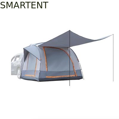 Besorgen 6 Personen grau beschichtetes Polyester 210D SUV Campingzelt mit Gitterfenstern und UV-Schutz Online-Herstellung