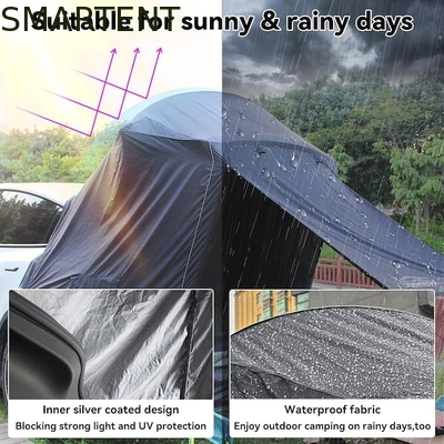 Leichtgewicht 4 Saisons Tesla Camping Tent Schwarz Farbe Wasserdicht Silber beschichtet Polyester 210D Schnelle 10 Minuten Einrichtung fournisseur
