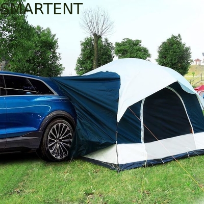 2.44*2.44*2.19M 6 Personen Blau wasserdicht beschichtet Polyester Auto Camping Zelt mit 2 Fenstern 4 Saison Quick Setup fournisseur