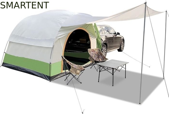 8.2*8.2*6.6Ft Doppelfarbige wasserdichte PU3000MM beschichtet Polyester 210T All-Season Fahrzeug Camping Zelt Einfache Einrichtung fournisseur