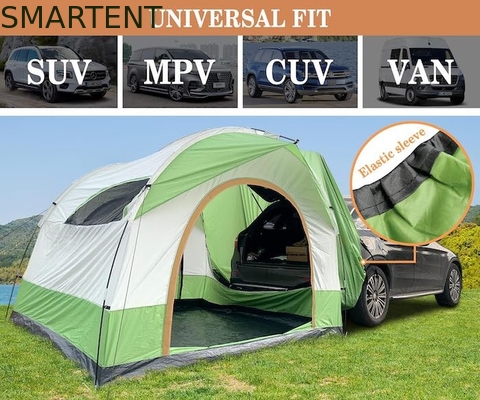 8.2*8.2*6.6Ft Doppelfarbige wasserdichte PU3000MM beschichtet Polyester 210T All-Season Fahrzeug Camping Zelt Einfache Einrichtung fournisseur